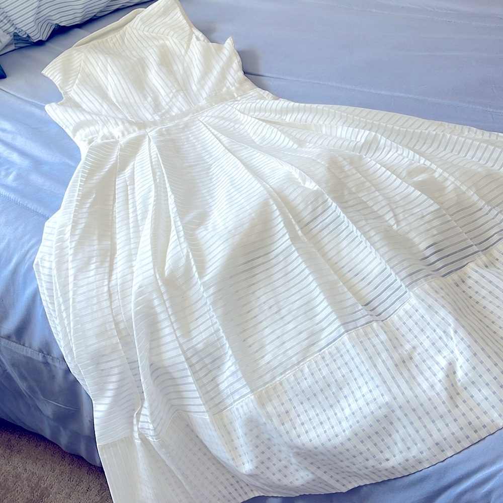 White waisted, full skirt Rachel Roy dress - Picture 5 of 5
